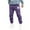 Purple, variant on HomeGardon Mens Pants Men's Sweatpants with Pockets Elastic Bottom Classic Joggers Drawstring Pants Trousers Men Casual Cargo Sport Jogger Jogging Long Sports Pants Black S-4XL