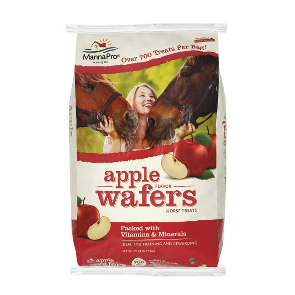 Manna Pro Apple Wafers Horse Treats, 20 lbs.