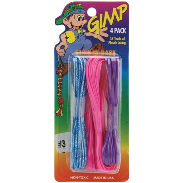 Gimp Plastic Lacing 4-1/2 Yard 4-Pack 