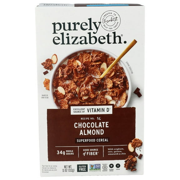 Purely Elizabeth Chocolate Almond Cereal (6 Pack) 11 oz