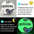 thumbnail image 2 of Soccer Ball Kid Size 3 - Glow in The Dark Kids Soccer Balls -With Pump and Ball - Indoor/Outdoor Light Up Traning Ball - Perfect Toddler Gift for Youth Kids, 2 of 8