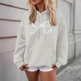 thumbnail image 4 of WCJM Women's Hoodies & Sweatshirts Bow Cute Hoodie for Hoodies Trendy Sweatshirt Print Casual Pullover Sweatshirts Women Hoodie, 4 of 6