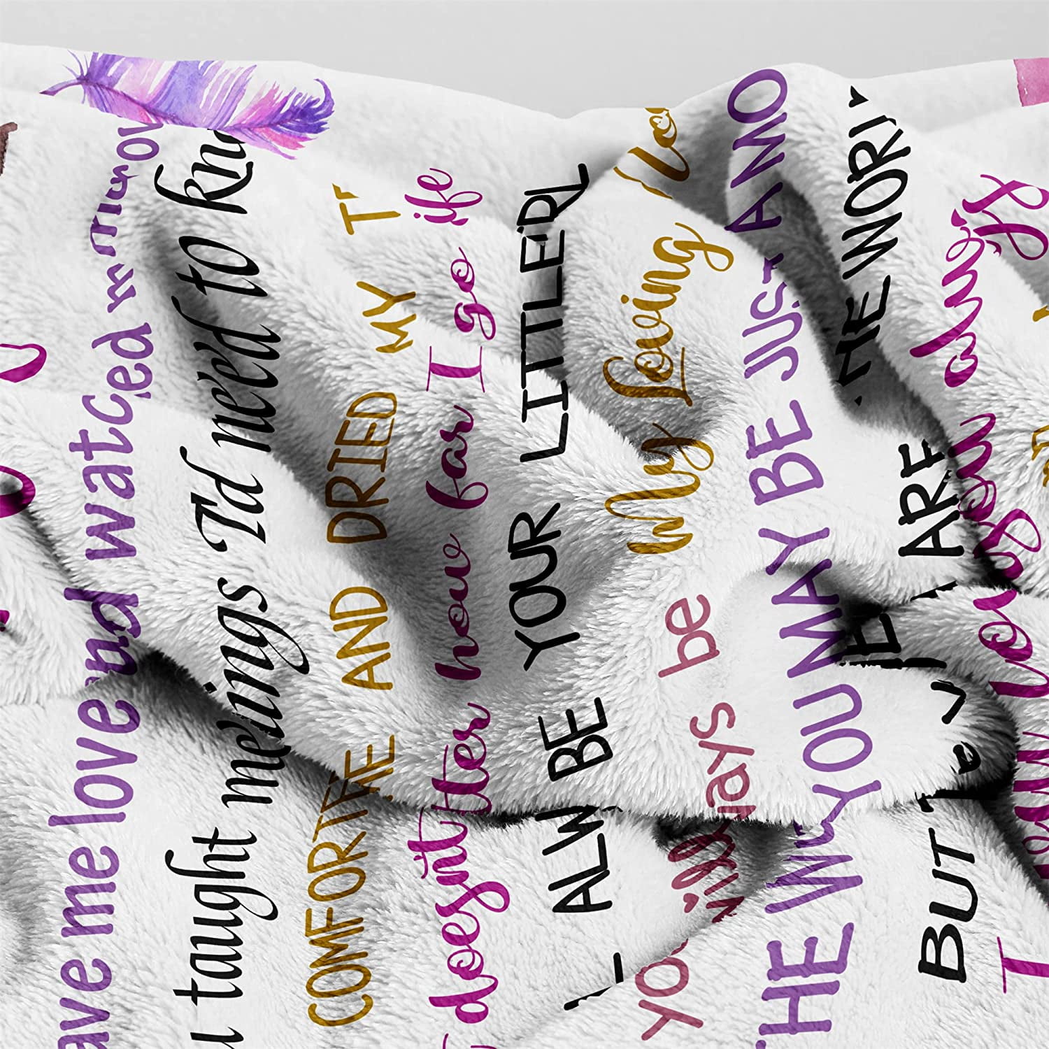 Gifts for Mom from Daughter Blanket 60\u201d X50\u201d - Mothers Day Birthday Gifts for Mom - Mom Gifts Blanket - Valentines Day Gifts for Mom - Flannel Soft Warm Cozy Throw Blankets for Bed Sofa