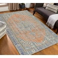 thumbnail image 3 of Orange Rugs, Purple Rugs, Medallion Rugs, Anatolian Rugs, Turkish Rug, Easy To Clean Rug, Corridor Rug, Bridesmaid Gift, Entryway Rug, 1.7'x2.3' - 50x70 cm, 3 of 8