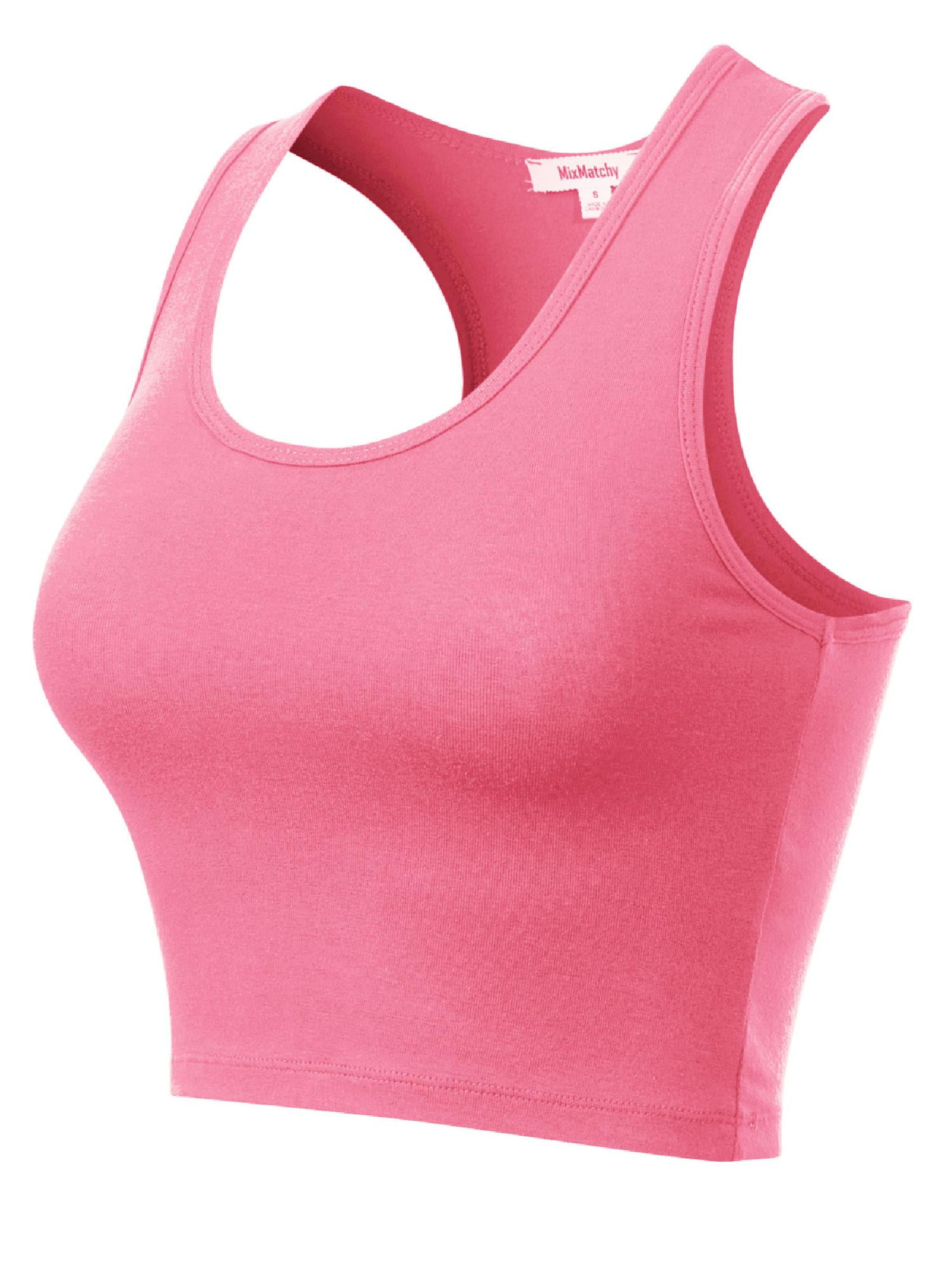 womens hot pink tank top