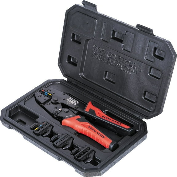 Klein Tools Ratcheting Crimper Set, 10-22 Awg Terminals