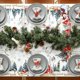 thumbnail image 4 of Mantel Navideño, Navideño Rectangular de 60 x 84 Pulgadas, Diseño Muñeco Nieve Invierno, Casa, y Árboles Navidad, Manteles Navideños Perfecto para Fiesta/Picnic/Cena/Decoración (Blanco) Mu帽eco nieve, 4 of 7