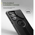 thumbnail image 4 of Dexnor for Samsung Galaxy S25 Ultra Case with Flip Camera Cover & Adjustable Kickstand & Built-in Screen Protector,Compatible with MagSafe Shockproof Bumper Heavy-Duty Magnetic Protective Cover,Black, 4 of 8