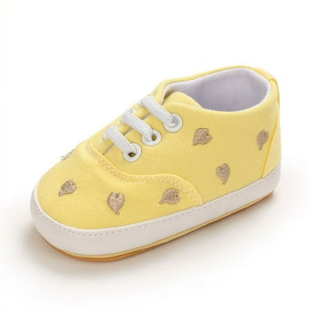 

0-18Month Baby Unisex Cute Printed Soft Soled Canvas Sneakers Shoes