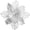 White, variant on Ejiaya 12 Pieces 4" Glitter Christmas Flowers White Poinsettia Artificial Flower Christmas Tree Flowers Wreath Tree Ornaments