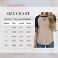 thumbnail image 3 of SHIBEVER Womens Fall Tops Long Sleeve Tunic Tops Loose Striped Print T Shirt Clothing Crew Neck Shirt Khaki Pullover Tops Size S, 3 of 10