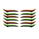thumbnail image 1 of r Pegatinas Reutilizables Útiles Lazy Line Eyelid Stick Maquillaje de Ojos Doble Párpado 6 pares verde + naranja, 1 of 9