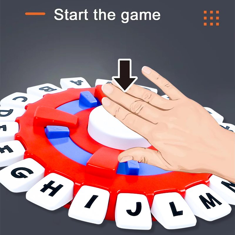 Spanish Enough Game Fast-paced Family Gathering Letter Toys For Adults Children Letters Learning Spanish Language Tables Games