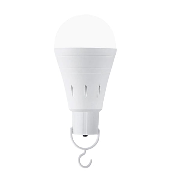 Rechargeable Led Light Bulb | Battery Powered Light Bulb for Emergencies, Camping and Outdoor Use, Hanging Hook