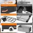 thumbnail image 2 of Organizador bajo la cama Ashwanth XXL de 66 L, paquete de 2 con ruedas, 2 of 9
