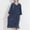 Blue, variant on Jacenvly Nightgowns for Women Skin-Friendly Pajamas for Women Set Robes for Knit Bathrobe Lightweight Knee Length Loungewear Long Bathrobe Lightweight Night-Robe Green