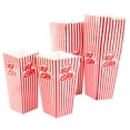 thumbnail image 3 of Recipientes para palomitas GSM Brands (paquete de 100), 1,7 L, blanco/rojo, 3 of 5