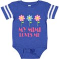 thumbnail image 3 of Inktastic Mimi Loves Me Daisies Girls Baby Bodysuit, 3 of 5