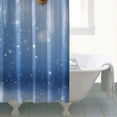 thumbnail image 4 of Shower Curtain for Bathroom Winter Snowflake Xmas Ball Pine Branches Bathroom Curtain Waterproof Beautiful Shower Curtain Hooks Included,72x72Inch, 4 of 5