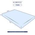 thumbnail image 7 of Subrtex Washable and Removable Zippered Protective Mattress Topper Cover (3", Twin), 7 of 7