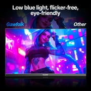 Gawfolk 24.5 200Hz Gaming Monitor FHD | Frameless | Built-in speaker| 100% sRGB | Eye Care | VESA