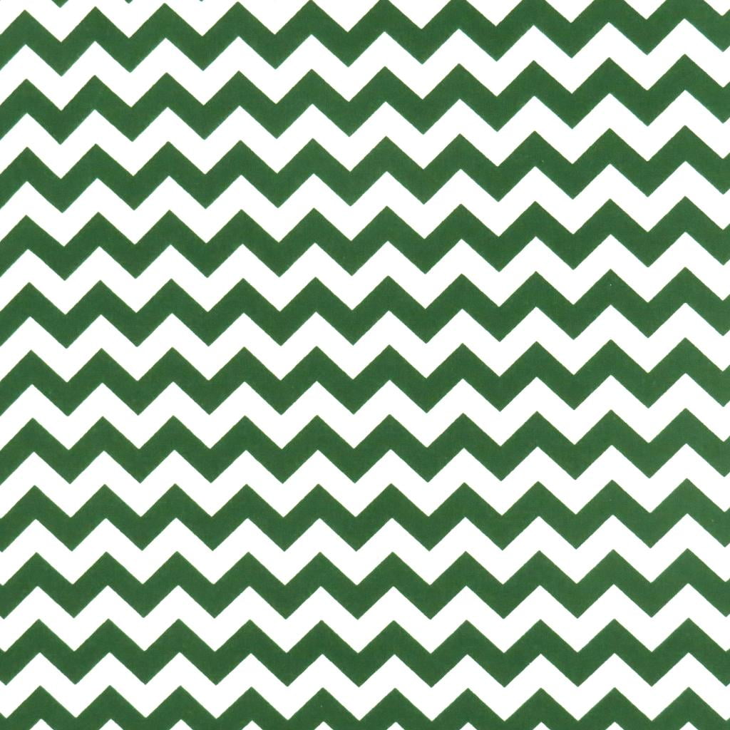 SheetWorld 100% Cotton Percale Extra Deep Fitted Portable Mini Crib Sheet 24 x 38 x 5.5, Hunter Green Chevron Zigzag