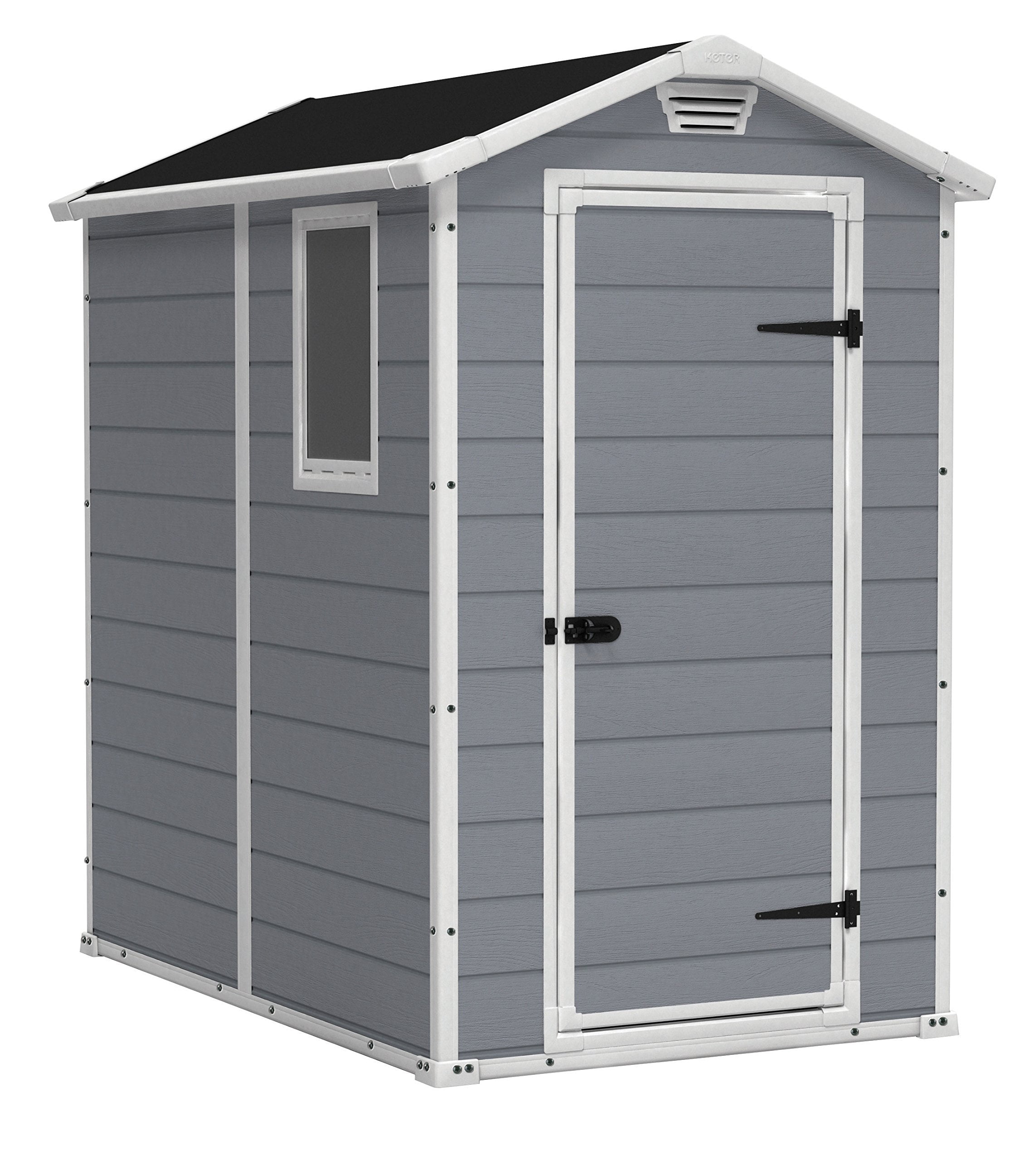 Keter Darwin 6 by 8 Foot Outdoor Garden Tool Storage Shed