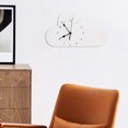 thumbnail image 4 of Neinkie Nordic Style Decorative Acrylic Wall Clocks, Creative Clouds Water Drops Wooden Wall Clock for Children's Room Decor, Battery Operated (Not Included), 4 of 7