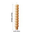 thumbnail image 2 of Pumpkin Shaped Taper Candles, Unscented Smokeless Hand-Poured Wax Candlesticks, Multi-purpose Autumn Table Centerpiece for Halloween Thanksgiving & Farmhouse Seasonal Home Decor, 2 of 4