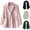 Pink, variant on Lovzfmll Fall Jackets for Women, Solid Color Waist Tied Jacket, Casual Coat with Pockets, Fall Clothing