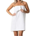 thumbnail image 5 of Suokom Women Bath Towel Solid Color Tube Top Bath Towel Beach Skirt, 5 of 9