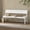 White, variant on BALANBO Solid Wood Dining Bench with Back, Farmhouse Entryway Bench for Hallway, Balcony, Living Room, Dining Room, 47.2'', White