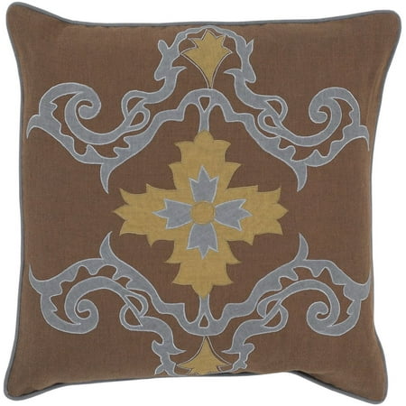 Surya Decorative PSEA121-1818 Pillow - (Polyester Filling)