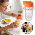 thumbnail image 2 of zhangmingg Manual Hand Held Juicer Extractor with Built In Spout and Corer for Fresh Orange Juice Easy Kitchen Tool, 2 of 7