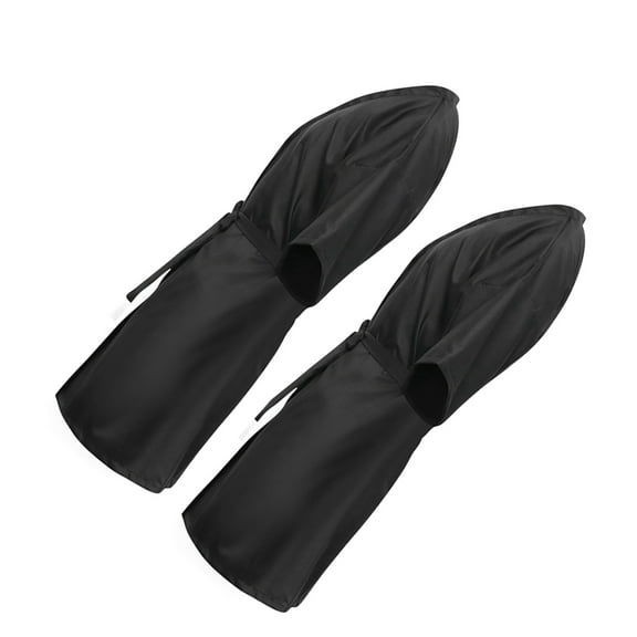 Pawsdot 2Pcs Hair Dresser Cape Black Cloth for Home Use Hair Cutting Protection 38.6*24.4*14.2in