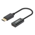 thumbnail image 1 of Adaptador Pasivo Manhattan de DisplayPort Macho a HDMI Hembra. Color Negro. Manhattan 153713, 1 of 2