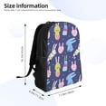 thumbnail image 4 of Balery Cartoon Rabbit Mochila - Mochila Estilosa y Duradera para Laptop de 15 Pulgadas con Tela Oxford Impermeable, 4 of 8