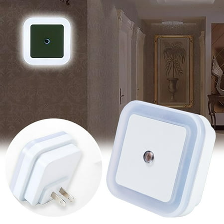 

GZHCGSM Night Light 6pc 0.5W Plugin AutoSensor Control LED Night Light Lamp For Bedroom Hallway White Gifts Home Bar Christmas Decoration