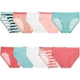 thumbnail image 1 of Fruit Of The Loom Girls Cotton Hipster Underwear 10 Pack, 16, Assorted, 1 of 2