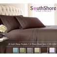 thumbnail image 2 of Vilano Springs 4-Piece Crochet Lace Hem Sheet Set by SouthShore Fine Linens, 2 of 8