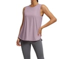thumbnail image 6 of Workout Tops for Women Sleeveless Athletic Tank Tops UPF 50+ Running Tanks with Side Slits Loose Fit Gym Yoga Shirt, 6 of 9