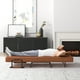 thumbnail image 4 of Costway Sofá Cama Convertible Plegable Silla de Dormir Individual Respaldo Ajustable Cojín Desmontable Almohada Tapizado de Hogar Oficina Café, 4 of 9