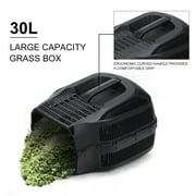 Costway 12 Amp 14-Inch Electric Push Lawn Corded Mower With Grass Bag Red