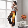 thumbnail image 5 of Sikiie Sunset Maple Tree Fox Women’s Ultra-Soft Comfy Lounge Pants Sleepwear Comfy Lounge Pants Drawstring Sleep Bottoms with PocketsX-Large, 5 of 6