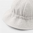 thumbnail image 6 of Mgmyaa Baby Ruffle Edge Bucket Hat Summer Outdoor Sun UV Protection Fisherman Cap for Infant Newborn 0-3 Years Breathable Soft Headwear, 6 of 8
