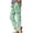 Green, variant on Karymi Womens Summer Pants Casual Straight-Leg Print Long Ankle Length Long Pants Cotton Linen Fabric Skin-Friendly Breathable Loose Women Trousers with Pockets