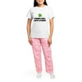 thumbnail image 4 of CafePress - Drinks Well With Others Women's Light Pajamas - Women's Short Sleeve Print T-Shirt and Pants Light Cotton Pajama Set, 4 of 7