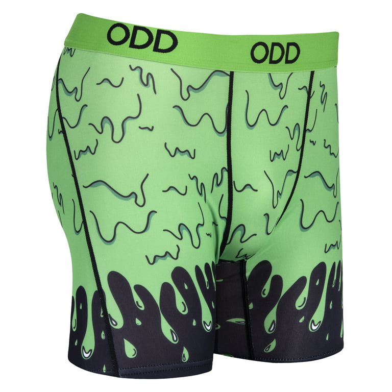 Odd Sox, Slime Drip, Men's Boxer Briefs, Funny Novelty Underwear, XX Large