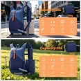 thumbnail image 3 of FUZHIQ Small Hiking Backpack for Men Women Foldable Packable Back Pack Ultralight Hiking Daypack for Travel Camping Outdoor, Blue, 3 of 6
