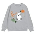 thumbnail image 4 of KPOPLK Toddler Girls Crewneck Sweatshirts, 9 Pack Kids Graphic Long Sleeve Shirts Pullover Cotton Tops(2Y,Grey), 4 of 4
